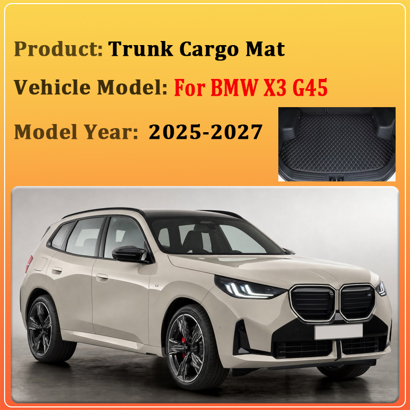 Rear Trunk Mats For BMW X3 202 - Leather Cleaner Interior recension och pris